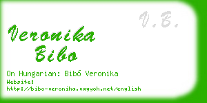 veronika bibo business card